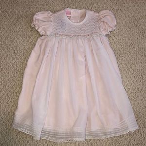 Smocked Pink Dress